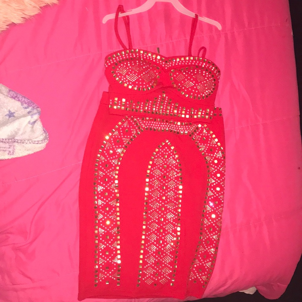 Sexy Two Piece Skirt Set